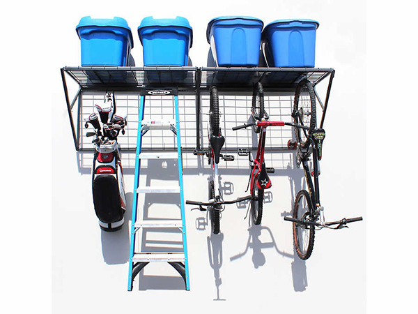 bicycles hand on a high-quality custom shelves